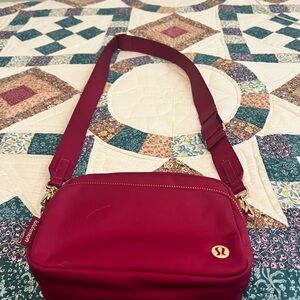 lululemon athletica Deep Maroon Crossbody Bag